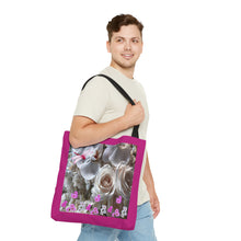 Load image into Gallery viewer, Tote Bag Pink Dragonfly
