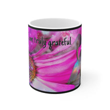 Load image into Gallery viewer, Ceramic Mug 11oz I am truly grateful
