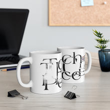 Load image into Gallery viewer, Ceramic Mug 11oz Title Teach Peace
