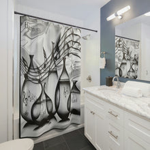 Load image into Gallery viewer, Shower Curtains Title Musical Notes
