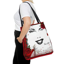 Load image into Gallery viewer, Tote Bag Title Rose Heart 001
