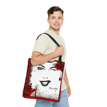 Load image into Gallery viewer, Tote Bag Title Rose Heart 001

