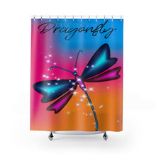 Load image into Gallery viewer, Shower Curtain Title DragonFly
