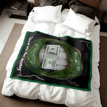 Load image into Gallery viewer, Sweatshirt Blanket Show me the Money
