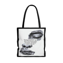 Load image into Gallery viewer, Tote Bag Title The Pen Black
