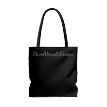 Load image into Gallery viewer, Tote Bag Lady in the Window two-tone black
