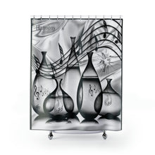 Load image into Gallery viewer, Shower Curtains Title Musical Notes
